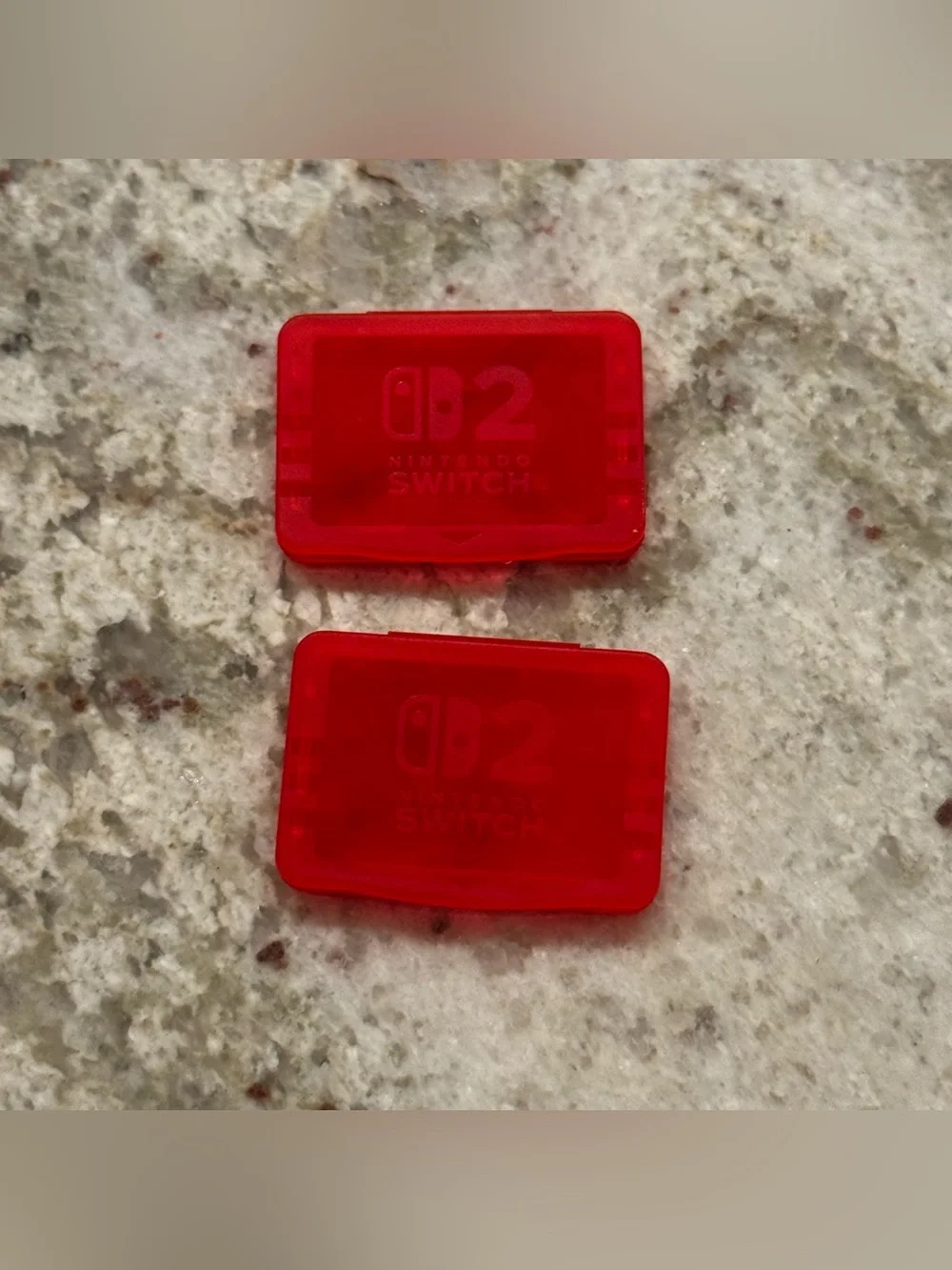 Nintendo Red Compact Game Card Cases (Set of 2)